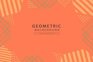 Colorful geometric background with shapes, Abstract shapes compositions vector