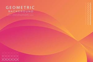 Colorful gradient background with shapes, Abstract shapes compositions vector