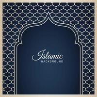 Islamic elegant frame ornament background. - Vector. vector