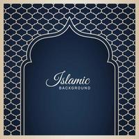 Islamic elegant frame ornament background. - Vector. vector