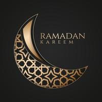 Ramadan kareem creative moon background. - Vector. vector