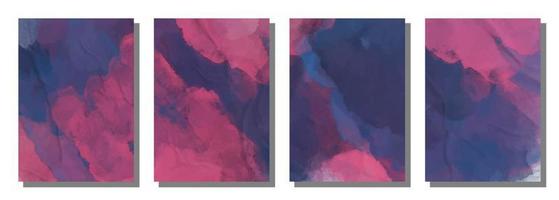 Abstract watercolor brush background. vector