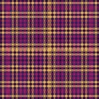 Tartan Plaid With Night Color Pattern. vector