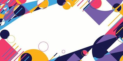 Abstract colorful banner background. vector