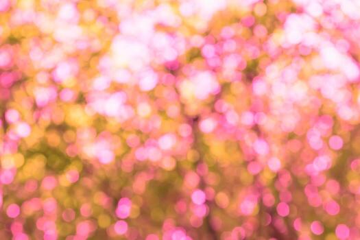 Blurred lights circular bokeh abstract for New year background photo