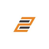 equal two geometric line simple logo vector