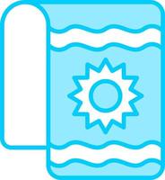 Beach Towel Vector Icon