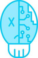 Cyber Skull Vector Icon