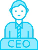 CEO vector icono