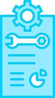 Work Report Vector Icon