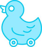 Duck toy Vector Icon