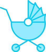 Baby Stroller Vector Icon