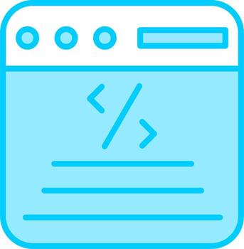 icono de vector de codificación