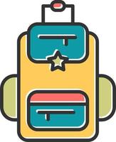 Backpack Vector Icon