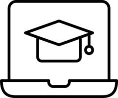 Online Learning Vector Icon