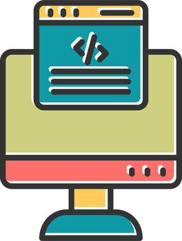Web Programming Vector Icon