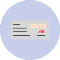 Cheque Vector Icon