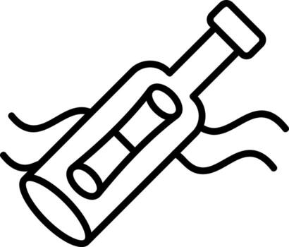 Message In A Bottle Vector Icon