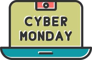 Cyber Monday Vector Icon