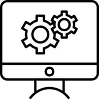 Monitor Vector Icon