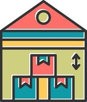 Warehouse Vector Icon