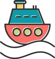 Ship Toy Vector Icon