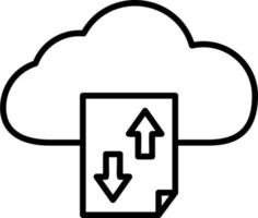 Cloud Storage Vector Icon