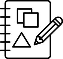 Sketchbook Vector Icon