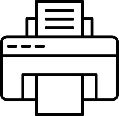 Printer Vector Icon