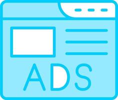 Ads Vector Icon