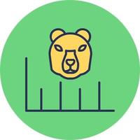 Bear Market Vector Icon