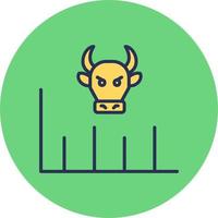 Bull Market Vector Icon