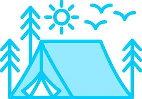 Camping Tent Vector Icon