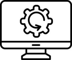 Data Processing Vector Icon