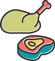 Meat Vector Icon