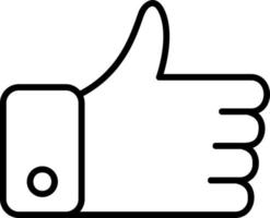 Thumb Up Vector Icon