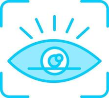 Retinal Scan Vector Icon