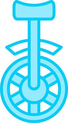 Unicycle Vector Icon