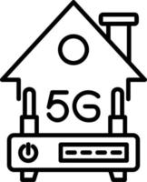 5g Internet Connection Vector Icon