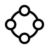 Circle infographic icon for displaying data in a visual form vector