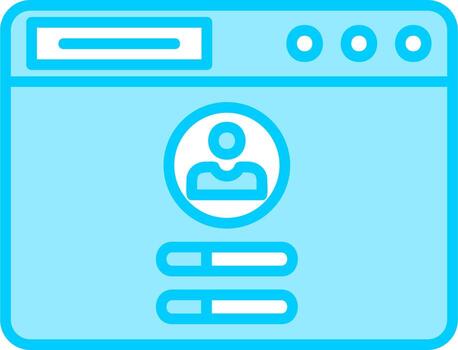 iniciar sesión en icono de vector