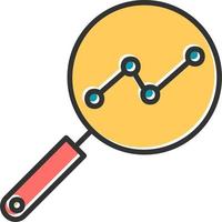 Search Analytics Vector Icon