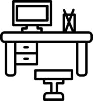 Workplace Vector Icon