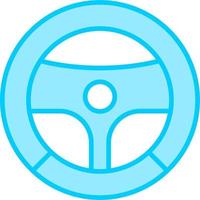 Steering Wheel Vector Icon