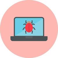 icono de vector de malware