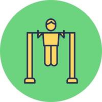 Pull Up Bar Vector Icon