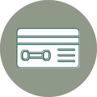 Member Card Vector Icon