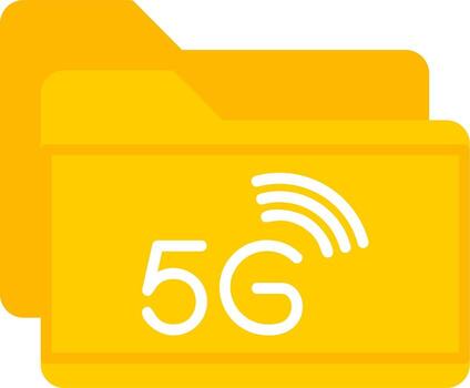 icono de vector de carpeta