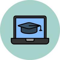 E - Learning Vector Icon