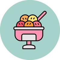 icono de vector de helado